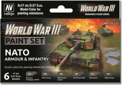 Vallejo WWIII Nato Armour & Infantry paint set