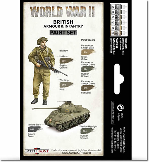 vallejo VJP70220 World War III American Armour & Infantry Paint Set 