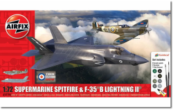 Supermarine Spitfire & F-35B Lightning II Then and Now Gift set