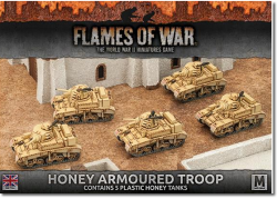 Honey Armoured Troop Mid-War in Plastic