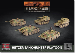 Hetzer Marder Tank Hunter Platoon Late-war in plastic