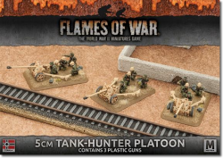 5cm Tank Hunter Platoon Mid-war in Plastic