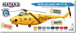 Hataka British SAR Service paint set vol1 Blue box