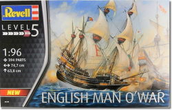 Revell English man o' war  (1/96 scale)