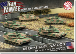 American Abrams M1 tank Platoon
