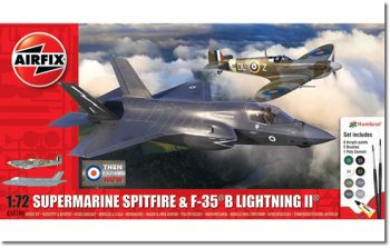 Supermarine Spitfire & F-35B Lightning II Then and Now Gift set