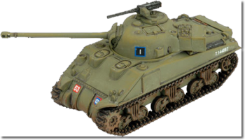 Sherman Armoured Troop Late-war in Plastic