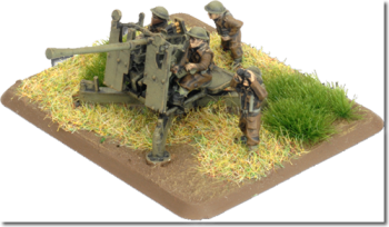 Bofors Light AA Troop Late-war in Plastic