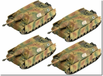 Jagdpanzer IV Tank Hunter Platoon Late-war in plastic
