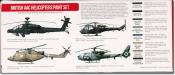 Hataka British AAC Helicopters paint set Red box