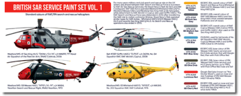 Hataka British SAR Service paint set vol.1 Red box