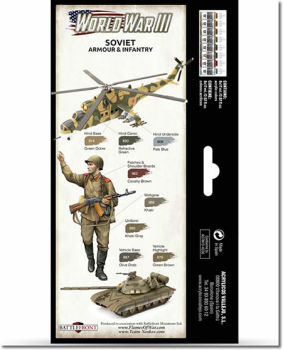 Vallejo WWIII Soviet Armour & Infantry Paint set