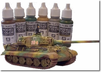 Vallejo Panzer Aces acrylic pant 17ml bottles