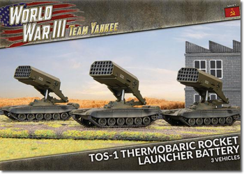 Russain TOS-1 Thermobaric Rocket Launcher Battery