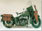 Harley Davidson WLA 750 US Army WWII Motorbike (1/9 scale)